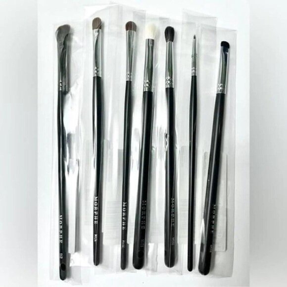 Morphe X James Charles Eye Brush Custom Tubby Set with 7 brushes - New - Picture 3 of 3